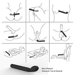 FOXCESD G Spot Vibrator for Vagina Stimulation, Ultra Soft Bendable Rechargeable Dildo Anal Vibrator Finger Pleasure-Adult Sex Toys for Women and Couple