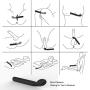 FOXCESD G Spot Vibrator for Vagina Stimulation, Ultra Soft Bendable Rechargeable Dildo Anal Vibrator Finger Pleasure-Adult Sex Toys for Women and Couple