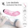 Jelly Vibrating Dildo 11 Major Modes G-Spot Vibrators Female Masturbation Orgasm for Women Sexbaby (Pink)