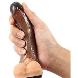 TPR Condom Sleeve Skin Realistic Male Extender Delay Enhance Men Toy
