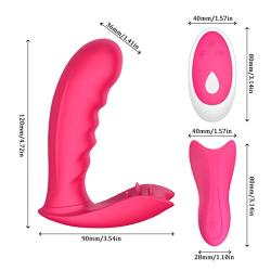 Remote Control Invisible But-terfly Silicone Waterproof USB Rechargeable Wearable Vibrant Toy for Women Couples
