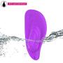 Wearable Personal Wireless Electric Massager,Cordless Remote Control,Waterproof Portable Mini Size，Powerful Frequency Massage for Neck Back Shoulder Body Muscle Relax-Purple