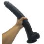 HAOZICH Handheld, Private Toy Soft Massaging Black,Color(16.92 Inches) for Women Female HAOZICH (Color : Black)