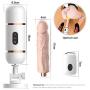 Uniondiss Lifelike Auto Machine Gu-n Wireless Remote Control Heating Massage Multiple Vibrat-ion Modes and Thrusting Levels Pleasure Massager