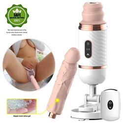 Vibratòr with Rotating Vibrating Female Hands Free Suction Cup Play Large Size Fake Penis for Women Men Couple T-Shirt