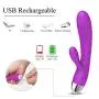 G Spot Rabbit Vibrator with Pulsation Function - FIDECH Smart Heating Waterproof Dildo Vibrator Clitoris Stimulator Quiet Dual Motor Adult Sex Toys for Women G Spot Rabbit Vibrator with Pulsation Function - FIDECH Smart Heating Waterproof Dildo Vibrator Clitoris Stimulator Quiet Dual Motor Adult Sex Toys for Women