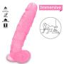 Lfcmf Ultra-Soft Realistic Toy with Suction Cup for Hands-Free Play,11.6 Inch (Color : Pink)
