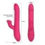 Telescopic Rabbit Vibrator Vagina Stimulator Vibration Massager, 10 Modes Skinfriendly Silicone Clitoris Massager, Treediride Rotating Vibrator USB Rechargeable G-spot Dildo Vibrator Adult Sex Toys Telescopic Rabbit Vibrator Vagina Stimulator Vibration Massager, 10 Modes Skinfriendly Silicone Clitoris Massager, Treediride Rotating Vibrator USB Rechargeable G-spot Dildo Vibrator Adult Sex Toys