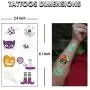 Halloween Temporary Tattoos for kids, Glow in the Dark Halloween Tattoos for Boys Girls, 10 Sheets - 100Pcs Waterproof Tattoos Stickers, Trick or Treat Party Favor Decorations Suppliers Halloween Temporary Tattoos for kids, Glow in the Dark Halloween Tattoos for Boys Girls, 10 Sheets - 100Pcs Waterproof Tattoos Stickers, Trick or Treat Party Favor Decorations Suppliers