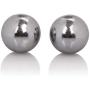 CalExotics Silver Balls In Presentation Box - Steel Ben Wa Vaginal Kegel Weights - Pelvic Floor Exercise - Adult Sex Toys - Silver