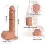 XINKONGG Ms. Silicone Tool Silicone-Dîldɔ Womens Casual Massage Simulates Penis 8.66-Inch Life XINKONGG Ms. Silicone Tool Silicone-Dîldɔ Womens Casual Massage Simulates Penis 8.66-Inch Life
