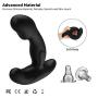 Male Vibrating Prostate Massager Sex Toy with 12 Speed for Wireless Remote Control Anal Pleasure Waterproof Rechargeable Prostate Stimulator Anal Vibrator Butt Plug,Unisex G spot Vibrator Anal Sex Toy