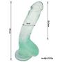 Dicks Black Realistic Dillo Massager with Suction Cup-Can Relieve Stressful Body 9.7 inches （G2) 908
