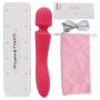 Wand Massager Vibrator Wireless Waterproof Auto heating Vibrator Electric Personal Handheld Rechargeable Cordless Vibrator Silicone foot Massager Magnetic charging With 10x Strong Vibration Modes