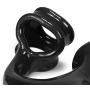 Oxballs Alien Tail Butt Plug and Ball Stretcher, Black, 459 Gram