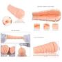 RESTART Emulational Realistic Top-level Male Masturbation Cup Penis Massager Adult Sex Toys Muti-speed Vibration Masturbator Pussy Stroker,USB Charged