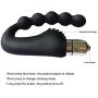 Vibrating Anal Muscle Massage Toys with 10 Frequencies Vibration Patterns Smooth Silicon Anal Vibrator Butt Plug Massager for Men and Women. (Chain Daisy)