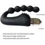 Vibrating Anal Muscle Massage Toys with 10 Frequencies Vibration Patterns Smooth Silicon Anal Vibrator Butt Plug Massager for Men and Women. (Chain Daisy)