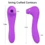 2 in 1 Clit Sucker G Spot Vibrator with 10 Sucking Intensities 10 Strong Vibration Modes for Women Dual Stimulation, FIDECH Waterproof Clitoral Stimulator Sucking Vibrator Sex Toy Rechargeable Quiet