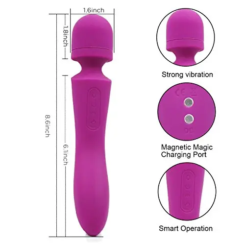New Comfy Vibrator Magic Massaging with USB Cable Rechargeable,Adjustable 10 Speed Waterproof Massager Perfect on Back Legs Hand Pains Sports Recovery