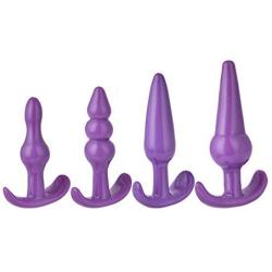 4 Piece Anal Butt Penis Plug Flexible Silicone Beaded Dildo Adult Sex Toy Massager Bead Couple Vibrator Women Men Gay