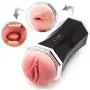 Yikiop Male Intelligent Aír-cräft Cup USB Rechargeable Handsfree Auto Suck Oral Cup Induced Deep Throat Automatic Sucking Men Deluxe Toy Warm Cup - Training Sleeve Yikiop Male Intelligent Aír-cräft Cup USB Rechargeable Handsfree Auto Suck Oral Cup Induced Deep Throat Automatic Sucking Men Deluxe Toy Warm Cup - Training Sleeve