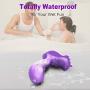 BOMBEX Silicone Panty Vibe - 10 Speeds Remote Control G-spot Clitoris Stimulator, Waterproof & Rechargeable, Hands-Free Wearable Vibrator for Women and Couples (Purple)