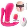 Wearable Heated Vibratur for Women, Wireless Personal Heating Remote Control USB Rechargeable Safe Waterproof with Perfect Cute Cat Gifts for Girlfriend and Wife