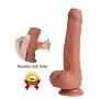 TTQQJJ 8.46 Inch Silicone Women and Men Soft Toys Body Relaxation - Cleaning Products Before and After Use - Flesh - Xiaoxuesinianji1.1