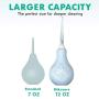 Enema Bulb Kit - Extra Large 12oz (375ml) Anal Douche for Men and Women - Portable - BPA and Phthalates Free - by Mikacare