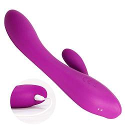 Handheld Computer Vibrator LED Light -7 Speed USB Cable Rechargeable Weaterproof Wand Massager Design for Bedroom