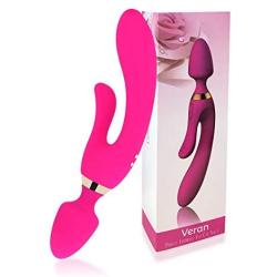 jujuind Wireless Magic Handheld Massager - 10 Kinds of Vibration Frequency - Waterproof - Ultra-Quiet - USB Magnetic Charging - is a Good Helper for Travel