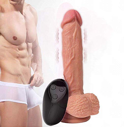 Adult Waterproof Vibratoir with Warming Function Massager 8.43 Inch Lifelike Feel Dilldo Toy
