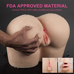 Y-NOT 3D Big Ass Masturbator Sex Toys Realistic Lifelike Sex Love Doll with Vagina and Anal Holes Pussy Anal Adult Toy for Male Flesh Color