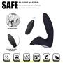 Vibrating Male Prostate Massager Remote Control 12 Vibrations G Spot Vibrator Rechargeable Anal Butt Plug for Male and Women Adult Sex Toy Waterproof Silicone Masturbation Stimulator