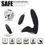 Vibrating Male Prostate Massager Remote Control 12 Vibrations G Spot Vibrator Rechargeable Anal Butt Plug for Male and Women Adult Sex Toy Waterproof Silicone Masturbation Stimulator