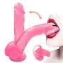 HUOLA 9.1&quot Beginner Slim Slender Realistic Shaft Toy for Suction Cup