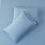 SONORO KATE Bed Sheets Set Sheets Microfiber Super Soft 1800 Thread Count Luxury Egyptian Sheets 16-Inch Deep Pocket Wrinkle Fade and Hypoallergenic - 6 Piece (Full, Lake Blue)