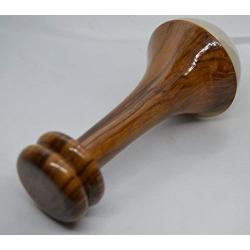 Natural Kansa Wand | Authentic 3 Metal Bronze Body Massage Tool Ayurveda Massager (Large)