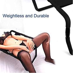 AIWOT-ZDQ Yshy-adsz Black Multifunction Position Enhancer Chair Furniture Novelty Toys for Couples Support Sports Chair Portable Love Furniture