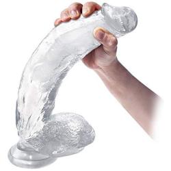 WLPLODS Secret Delivery Inflatable Lifelike Massage Perfect Toy for Beginners Discreet Package Flexible Soft Perfect Toy WLPLODS (Color : Crystal)