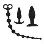 ARIRRA 3PCS Anal Plug Set Silicone Anal Pleasurable Butt Plug Sex Toy for Beginners ARIRRA 3PCS Anal Plug Set Silicone Anal Pleasurable Butt Plug Sex Toy for Beginners