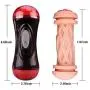 Rzoeox Male Masturbator Cup with Porn Star Audible Moans, Realistic Vagina and Mouth with Teeth and Tongue 7 Vibration Modes Sex Toys for Men Rzoeox Male Masturbator Cup with Porn Star Audible Moans, Realistic Vagina and Mouth with Teeth and Tongue 7 Vibration Modes Sex Toys for Men