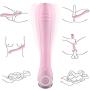 Classic Vibrator Dildo by ALOFA Waterproof G Spot Anal Stimulator with 10 Powerful Vibration Modes for Effortless Insertion - Ideal Sex Toy for Starters (Pink)