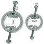 RONSHIN Fetish Nipple Clamps Adjustable Nipple Clamps Stainless Steel Nipple Clamps Stimulation Erotic SM BDSM Sex Toy for Men and Women