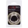 California Exotics Silver Ring, 3-Piece Set