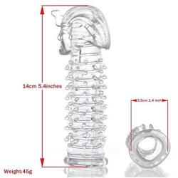 5PC/LOT Massager L4382 Extension Sleeve Spiny Trichomes Stretchy Delay Products