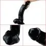 Lifelike Wand 11.8-inch PVC Toy Suitable for Beginners Soft and Odor-Free Strong Sucker Hands-Free Interactive Play Anniversary Gift (Color : Black) Lifelike Wand 11.8-inch PVC Toy Suitable for Beginners Soft and Odor-Free Strong Sucker Hands-Free Interactive Play Anniversary Gift (Color : Black)