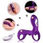 Multi Speeds Vebreting Ring Waterproof Rings Toy for Male Couples Wireless Remote Control
