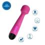Zemalia Wand Massager Vibrator Waterproof Cordless 5 Speeds 5 Powerful Patterns Vibrating Toy for Adult